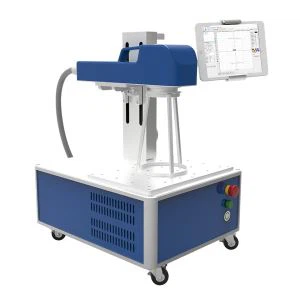 30W rokas šķiedru lāzergravēšanas mašīna